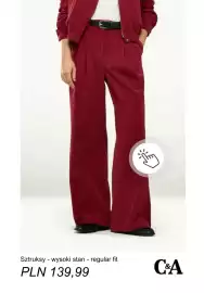 C&A gazetka tydzień 43 Strona 6: Sztruksy - wysoki stan - regular fit C & A €139,99