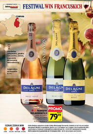 Intermarche gazetka | Alkohole Strona 20: Wino musujące Szampan Delagne & Fils różowy wytrawny €79,99