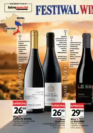 Intermarche gazetka | Alkohole Strona 14: Wino czerwone Cotes du Rhone Chateau Belle des Lieres €26,99