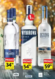 Intermarche gazetka | Alkohole Strona 3: Wódka Finlandia biała €34,99, Wódka Ostoya €59,99