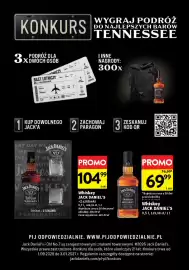 Intermarche gazetka | Alkohole Strona 9: Zestaw whiskey Jack Daniel's + 2 szklanki €104,99, Whiskey Jack Daniel's €69,99