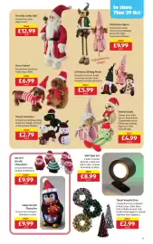 Aldi leaflet Page 11: Festive Gonk €4,99, Furry Friend €6,99