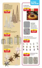 Aldi leaflet Page 9: XXL Light Wreath €14,99, Led Christmas String Lights €2,99