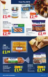 Lidl leaflet week 44 Page 13: Eridanous caramelised nuts €2,49, Eridanous mini nut bars €2,99