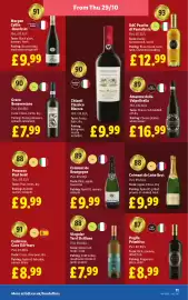 Lidl leaflet week 44 Page 15: Viognier Terri Siciliane €7,99, Crémant de Bourgogne €9,99