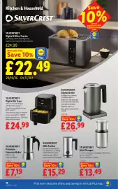 Lidl leaflet week 44 Page 16: Silvercrest premium espresso maker €7,19, Silvercrest digital 2-slice toaster €22,49