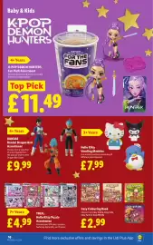 Lidl leaflet week 44 Page 20: Trefl Hello Kitty Puzzle Assortment €4,99, Hello Kitty Vending Machine €7,99