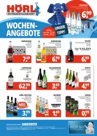 Hörl Getränke Prospekt woche 43 Seite 2: PFAFFL €4,99, HEILBRONNER Rotwein und Weißwein €3,49