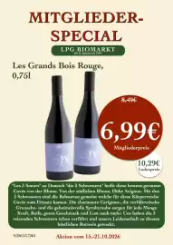LPG Biomarkt Prospekt woche 43 Seite 8: Les Grands Bois Rouge €6,99