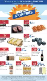 Catalogue Costco page 1: SONATURAL Shots curcuma / cayenne x10 €8,99, KIRKLAND Tartiflette €8,99