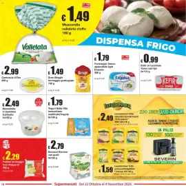 Volantino Sì con te Pagina 10: Mozzarella Colfiorito €2,49, Yogurt Bella Vita immunitario €1,79