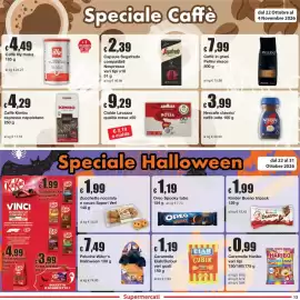Volantino Sì con te Pagina 13: Zucchette nocciola e cacao Saporiveri €1,99, Peluche Witor's Halloween €7,49