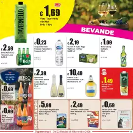 Volantino Sì con te Pagina 17: Spumante Cent'Archi Bosca €2,39, Alimento umido gatto Mon Petit €2,49