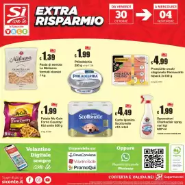 Volantino Sì con te Pagina 20: Patate Mc Cain Forno Country €1,99, Sgrassatore Chanteclair spray €1,99