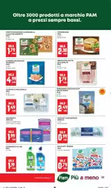 Volantino Panorama Pagina 23: Prosciutto cotto Pam €1,79, Parmigiano Reggiano DOP grattugiato Pam €2,49