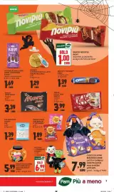 Volantino Panorama Pagina 7: Snack KitKat mini Nestlé €3,99, Zucca Halloween con caramelle casa del dolce trolli €5,99