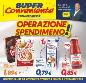 Volantino Iper Super Conveniente Pagina 1: Sterilgarda latte parzialmente scremato €0,79, Gocci ole Pavesi €1,89