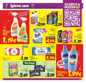 Volantino Iper Super Conveniente Pagina 21: Scottex Tovaglioli €1,99, Ren Carta casa 2 veli €1,59