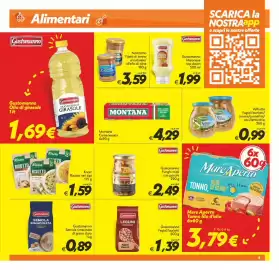 Volantino Iper Super Conveniente Pagina 5: Gustomanno Olio di girasole €1,69, Montana Carne lessata €4,29