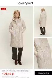 Greenpoint gazetka tydzień 43 Strona 10: Kremowa pikowana kurtka z połyskiem Greenpoint €199,99