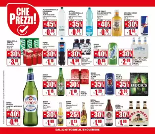Volantino Il Gigante Pagina 12: Birra Paulaner Weissbier €1,09, Acqua minerale levissima delle alpi italiane €0,35