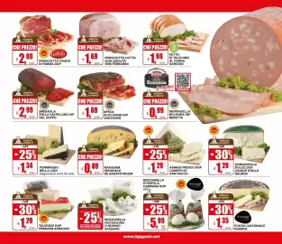 Volantino Il Gigante Pagina 25: Prosciutto cotto alta qualità 1956 Ferrarini €1,69, Mozzarella di bufala campana dop €5,99