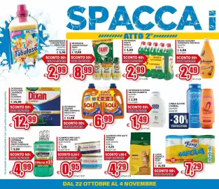 Volantino Il Gigante Pagina 6: Detersivo piatti Scala €2,99, Bagno schiuma Johnson's Vita-Rich €2,49
