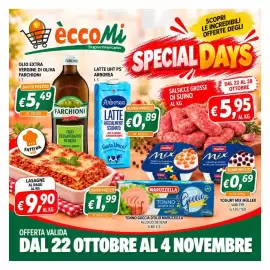 Volantino èccoMI Pagina 1: èccoMi FARCHIOX Supermercato LATTE UHT PS ARBOREA L1 SCOPRI LE INCREDIBILI OFFERTE DEGLI SPECIAL