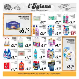 Volantino èccoMI Pagina 24: Candeggina densa Ace €3,39, Ammorbidente concentrato Scala fiordaliso e gardenia €1,09