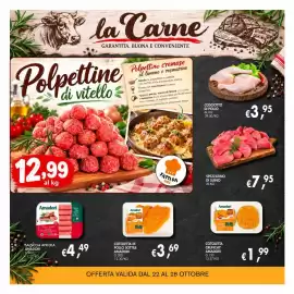 Volantino èccoMI Pagina 6: Cotoletta di pollo sottile Amadori €3,69, Spezzatino di suino €7,95