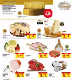 Volantino Eurospar Pagina 11: Formaggio Parmigiano Reggiano D.O.P. di Montagna Bardi €2,19, Formaggio Brie Entremont €0,99