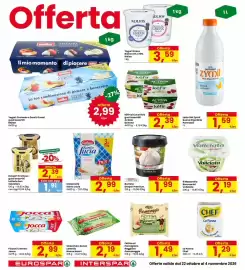 Volantino Eurospar Pagina 12: Mozzarella Santa Lucia €2,99, Burrrata Despar Premium €1,99