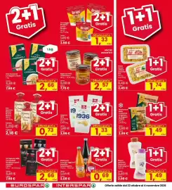 Volantino Eurospar Pagina 2: Patatine 1936 San Carlo €1,33, Bibite Zero zuccheri aggiunti assortite Sanpellegrino €0,69