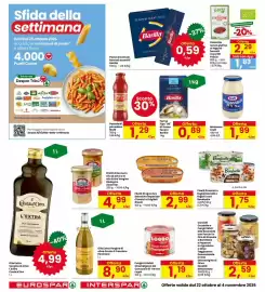 Volantino Eurospar Pagina 24: Maionese Kraft €1,99, Funghi trifolati Champignon del Consorzio di Treviso Logrò €1,19