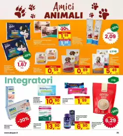 Volantino Eurospar Pagina 25: Vitamina B12 concentrata Matt €13,90, Miglior cane I Preferiti SENSITIVE €5,49