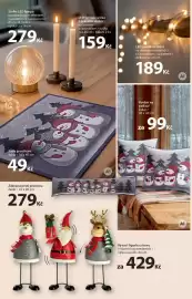 NKD leták Strana 10: Sada prostírání žakár €49,00, LED tyčová svíčka €159,00