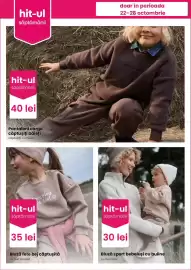 Catalog Pepco săptămâna 43 Pagină 3: Bluză fete bej căptușită cu text brodat €35,00