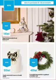 Catalog Pepco săptămâna 43 Pagină 4: Coroniță decorativă cu globuri și bobite roșii €40,00
