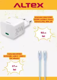 Catalog Altex săptămâna 43 Pagină 4: Myria cablu date usb-c - usb-c €17,49
