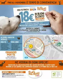 Volantino Pet Store Conad Pagina 8: FINO AL 4 NOVEMBRE È TEMPO DI CONVENIENZA! INIZIATIVA RISERVATA AI TITOLARI DI CONAD PER