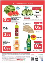 Folleto SPAR Gran Canaria Página 2: Tropical - cerveza €1,65, La española - aceite de oliva €3,49
