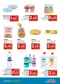 Folleto Dicost Página 2: Asevi - variedaddes de detergente liquido €3,19, Isabel - atun aceite girasol €2,69
