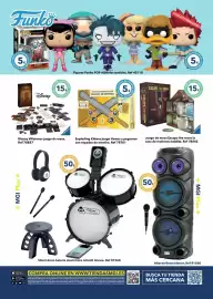 Folleto Tiendas MGI Página 4: Figuras funko pop €5,00, Silent drum bateria electronica infantil idance. ref 81568 €50,00