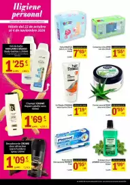 Folleto SPAR Página 9: Crema corporal €0,95, Agrado - enjuague bucal menta fresca €1,09