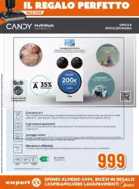 Volantino Expert Pagina 10: Candy lavatrice €200,00
