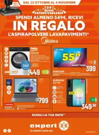 Volantino Expert Pagina 2: Samsung TV LED 55" Crystal UHD 4K €399,00, Asciugatrice Beko €449,00