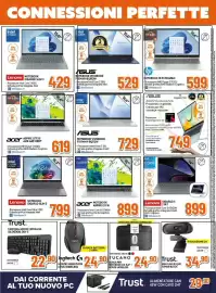 Volantino Expert Pagina 21: Lenovo IDEAPAD 5 2 IN 1 €899,00, Acer Notebook Aspire Go 16 €899,00