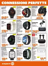 Volantino Expert Pagina 31: Huawei Watch GT 7 Pro €399,90, Garmin Forerunner 55 €129,90