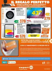 Volantino Expert Pagina 32: TCL TV QLED 43"UHD 4K €279,00, IPhone Duo 256 GB €1.506,90