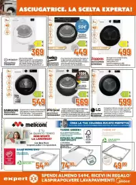 Volantino Expert Pagina 5: Whirlpool asciugatrice €569,00, Samsung Asciugatrice €549,00